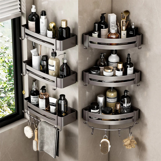 Aluminum Alloy Bathroom Shelf